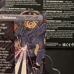 Magic: The Gathering Final Fantasy Summon: Bahamut (Borderless) Non-foil M0356 - Image 3
