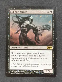 Syphon Sliver Magic the Gathering M14 Regular MP - Image 1