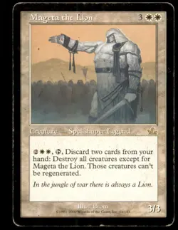 Mageta the Lion LP Light Play Prophecy MTG [9729] - Image 1