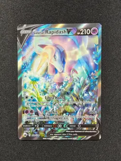 Galarian Rapidash V Alternate Art - Pokemon TCG Chilling Reign- 168/198 - NM - Image 1