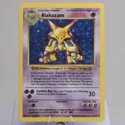 Pokemon TCG - Alakazam 1/102 Base Set Holo Rare Shadowless - PL - Image 2