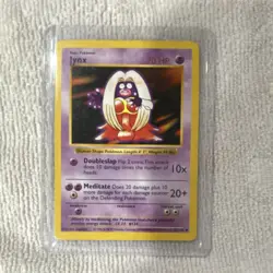 Pokemon Jynx 31/102 Base Set Shadowless 70 HP Uncommon WOTC 1999 - Image 1