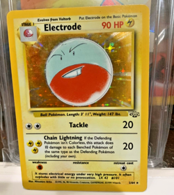 Electrode 2/64 Unlimited Holographic MP Condition - Pokemon Jungle (See Pics!) - Image 1