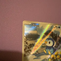 Pokemon TCG Piplup 098/094 Full art – Phantasmal Flames – English – Near Mint - Image 3