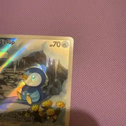 Pokemon TCG Piplup 098/094 Full art – Phantasmal Flames – English – Near Mint - Image 4