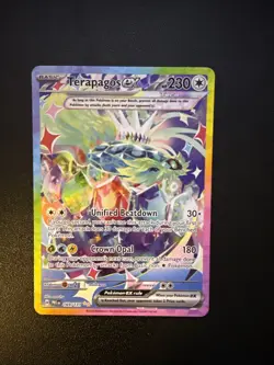 Pokemon TCG Terapagos EX Sir SV Prismatic Evolutions Card 169/131 - Image 1