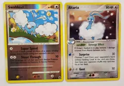 Swablu & Altaria Holo Lot of 2 Cards 86/106 2/108 2007 2008 Pokemon TCG - Image 1