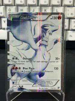 Reshiram - 113/114 - Ultra Rare - Black & White - Pokemon Card - HP - Image 1