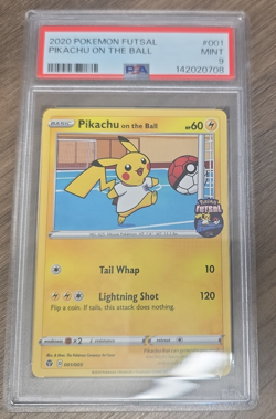 Pikachu on the ball PSA 9 001 - Pokemon - Promo Card - PSA 9 MINT - Image 1