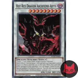 Yugioh Hot Red Dragon Archfiend Abyss SDCK-EN042 Common 1st Edition NM - Image 1