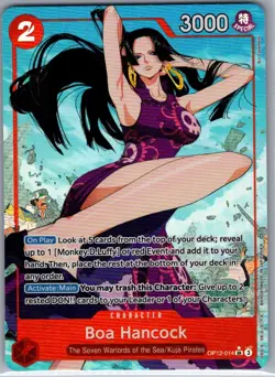 Boa Hancock (Alt Art) OP12-014 English Legacy of Master - One Piece Card - NM - Image 1