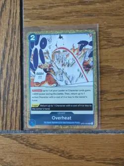 Overheat (OP01-086) - FOIL - One Piece TCG - Romance Dawn - Near Mint / Mint - Image 1