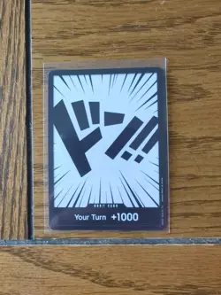 Your Turn +1000 - Don!! Card - One Piece Card Game - Red - English - Image 1