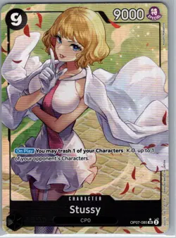 Stussy (Alt Art) OP07-085 English 500 Years in the Future - One Piece Card - NM - Image 1