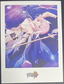Honkai Impact 3rd Elysia Anime Polaroid Doujin Card - Image 1
