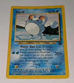 Marill #29 Black Star Promo WoTC Non-Holo Pokemon Card RARE HTF EUC TCG - Image 1