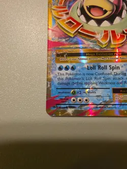 Pokemon TCG M Slowbro EX Mega XY Evolutions Ultra Rare Holo Card 27/108 2016 - Image 3