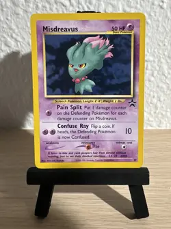Misdreavus 39 WOTC Black Star Promo Pokemon Card Moderately Played - Image 1