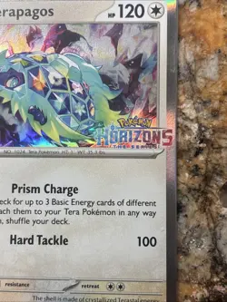 Pokemon TCG Terapagos 161/191 SPRIGATITO GameStop Promo Stamped Sealed Horizons - Image 3