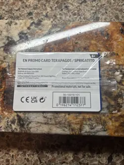 Pokemon TCG Terapagos 161/191 SPRIGATITO GameStop Promo Stamped Sealed Horizons - Image 4