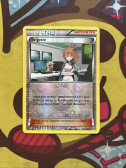 Pokemon Brigette 134/162 - XY Breakthrough - Reverse Holo GLC - Excellent - Image 1