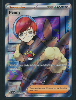 Penny 239/198 Full Art Ultra Rare Holo Pokemon 2023 Scarlet & Violet NM - Image 1
