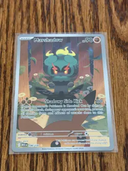 Marshadow 146/132 Me01: Mega Evolution Holo Pokemon Foil Rare Illustration - Image 1