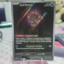 Pokemon TCG Spiritomb 148/132 Me01: Mega Evolution Illustration Rare Near Mint - Image 1