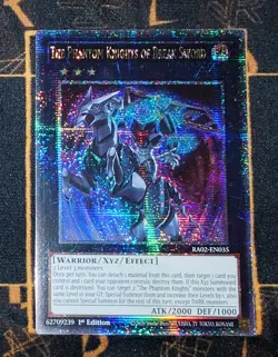 YUGIOH The Phantom Knights of Break Sword (RA02-EN035) Quarter Century Secret - Image 1