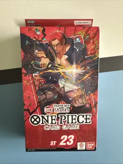 One Piece Card Game – Starter Deck RED Shanks ST‑23 | English | Sealed - Image 1