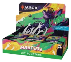 Set Booster Box Commander Masters 24 Packs 360 Magic Cards 195166216805 - Image 1