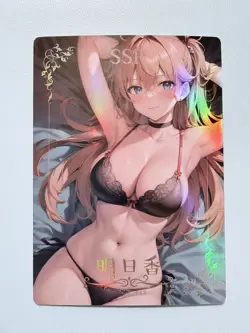 Asuka Langley SSR Card Dream Idol Festival Goddess Story Waifu Evangelion Foil - Image 1