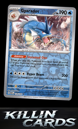 Reverse Holofoil Gyarados 130/165 Pokemon Rare SV: Scarlet & Violet 151 Card NM - Image 1