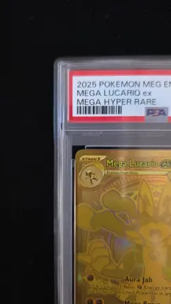 PSA 9 Pokemon Card - Mega Evolution - Mega Lucario EX- Mega Hyper Rare - 188/132 - Image 4