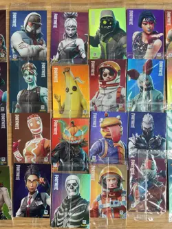 50 Fortnite Panini Series 1 Holo Cards Sealed New MINT no doubles Pelly Skull - Image 3