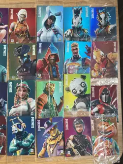 50 Fortnite Panini Series 1 Holo Cards Sealed New MINT no doubles Pelly Skull - Image 4