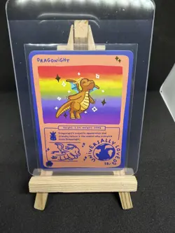 Pokedoodles Dragonight 58/90 - Rare Card - Pokemon Dragonite Fan Art - Image 1