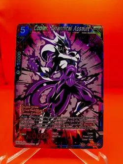 Dragon Ball Super CCG Cooler, Tyrannical Assault BT9-103 SR Foil Anime Card - Image 1