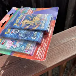 dpaul523 POKEMON XY PHANTOM FORCES / XY EVOLUTIONS 3 pack blister-w/ pin SEALED - Image 2