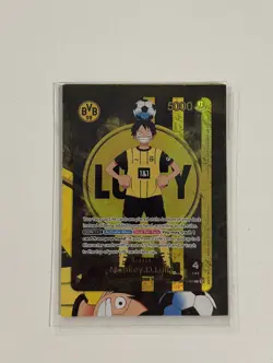 One Piece Card Game Monkey D. Luffy BVB Matchday Promo RAW (Near Mint) ST13-003 - Image 1