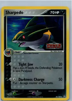 Sharpedo 38/108 Holo Stamped EX Power Keepers 2007 Pokemon Card - Image 1