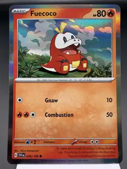 Fuecoco 036/198 - Holo Promo - Scarlet & Violet Pokemon Card NM - Image 1