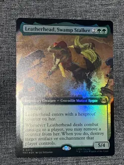 Leatherhead, Swamp Stalker MTG: Teenage Mutant Ninja Turtles - Foil - NM 0272 - Image 1