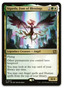 Sigarda, Font of Blessings #47 (NM) March of the Machine MAT Magic MTG - Image 1