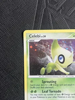 Pokemon TCG *SWIRL* Celebi 7/123 Mysterious Treasures Holo (English) - NM(-) - Image 4