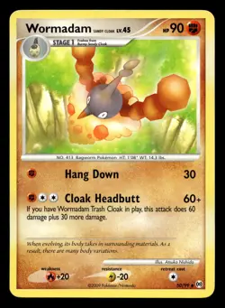 Wormadam Sandy Cloak 50/99 Uncommon Arceus Pokemon LP - Image 1