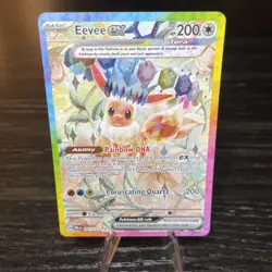 Pokemon TCG Prismatic Evolutions Eevee EX 167/131 Special Illustration Rare - Image 1