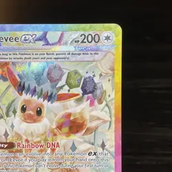 Pokemon TCG Prismatic Evolutions Eevee EX 167/131 Special Illustration Rare - Image 2