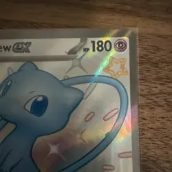 Pokemon Mew ex 216/091 SV: Paldean Fates Shiny Ultra Rare Holo Basic Restart - Image 2