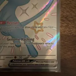 Pokemon Mew ex 216/091 SV: Paldean Fates Shiny Ultra Rare Holo Basic Restart - Image 5